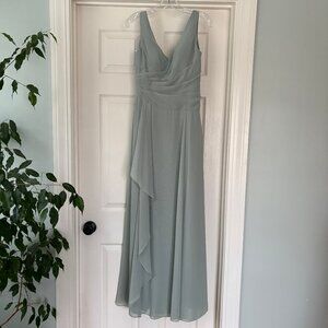 Azazie agave bridesmaid dress, size A6